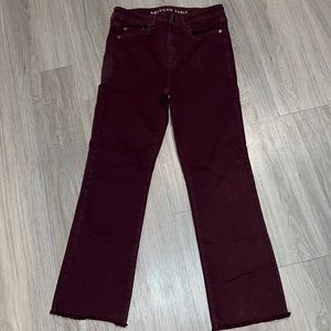 American Eagle • 6 Regular • High Rise Crop Flare